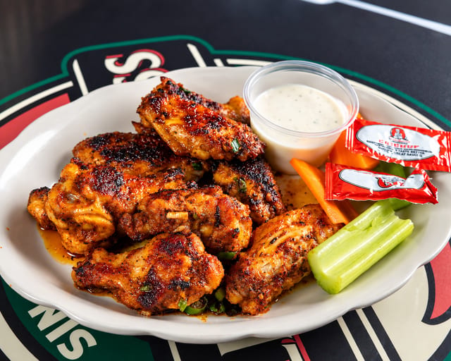 8 pc. Baked Wings.