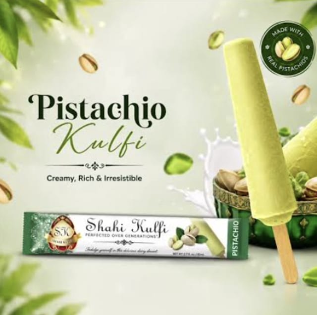 Shahi Pistachio Kulfi.