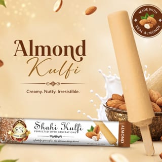 Shahi Almond kulfi